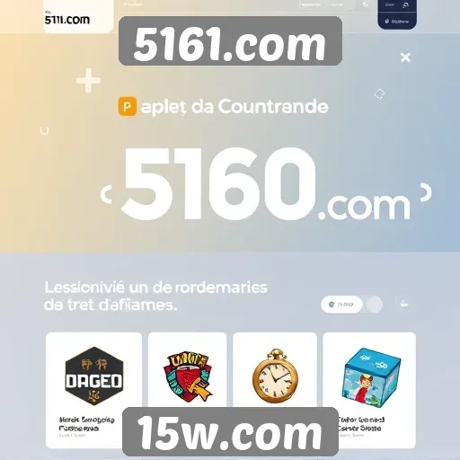 Navegação e design do site 5161.com são intuitivos
