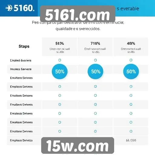 Como o 5161.com se compara a seus concorrentes